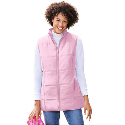 Woman Within Plus Size Quilted Vest