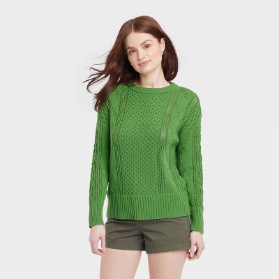 Women's Crewneck Tunic Pullover Sweater - A New Day™