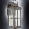 Urban Ambiance Luxury Transitional Outdoor Wall Sconce 18''H x 7''W,  Aged Pewter Finish,  Anaheim Collection, UHP1296 - 4 of 4