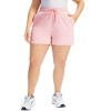 Women's Plus Size Athletic Shorts High Waist Workout Running Lounge Casual Yoga Shorts with Pockets - 2 of 4