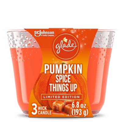 Glade Pumpkin Spice Things Up Candle - 6.8oz