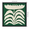 Amanti Art Delighted Floral II Emerald by Moira Hershey Canvas Wall Art Print Framed 22 x 22-in. - 4 of 4
