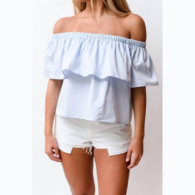 Women's Carmen Top - MONICA NERA