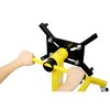 Syemin Lift Jacks Rotating Engine Stand, Coyote Engine Stand Rotating Stand, Stands Engine Test Run Stand, Yellow, 32.5"*8.7"*7.6" - 4 of 4