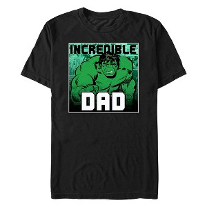 Men's Marvel Incredible Green Dad T-Shirt - 1 of 4