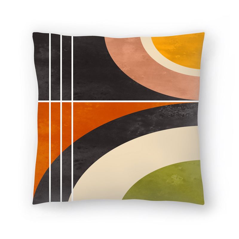 Americanflat Modern Abstract Home Décor Throw Pillow By Pop Monica, 1 of 5