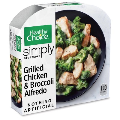 Healthy Choice Simply Frozen Chicken Broccoli Alfredo - 9.15oz : Target