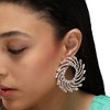 SOHI Women's Swirl Drop Earrings - 4 of 4