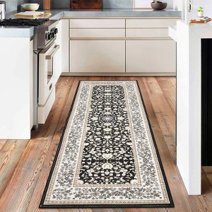 Vintage Washable Area Rugs for Bedroom Soft Low Pile Non Slip Rug for Home Office Decor - 1 of 4