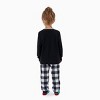 PATPAT Christmas Pajamas for Family Matching Sets Funny Glow In Dark Christmas hat Long Sleeve Sets Black - 4 of 4