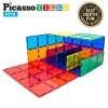 Picasso-TILES 12 PC Large, Stabilizer Base Magnetic Tiles, Building Blocks, STEM Toys for Kids 3+ - 2 of 4