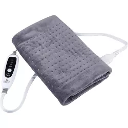 Soluxe Comfort XL, King Size Heating Pad with 4 Heat Settings, Auto Shut-Off, Digital Controller, Machine Washable, Velvet Microplush, 10-Foot Cord