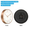 Unique Bargains Modern Silent Non Ticking Battery Operated Round Wall Clock 8 Inch - 4 of 4