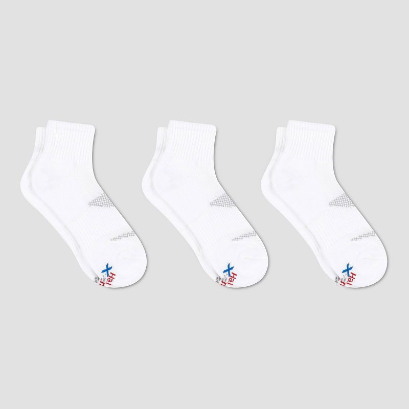 Men's Hanes Premium Performance Power Cool Ankle Socks 3pk, 3 of 5
