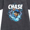 - Paw Patrol - Chase Lightning Graphic Short Sleeve Fleece Dress - 2 of 4