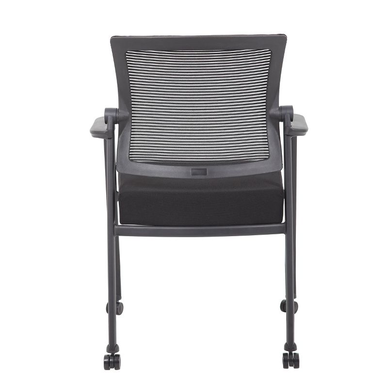 Mesh 4 Legged Guest Chair Black - Boss Office Products, 3 of 6