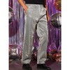 Lars Amadeus Men's Disco Glitter Pattern Printed Sparkling Pants - 2 of 4