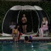 Leedor Outdoor Pop Up Portable Screen Tent with Mesh Netting Fiberglass Gazebo Gray - 4 of 4
