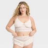 Women's Bubble Lace Cropped Cami - Wild Fable™ - 3 of 3