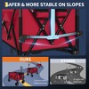 Wagon Cart Foldable with 350lbs Weight Capacity, Heavy Duty 280L Folding Utility Garden Cart for Beach, Camping, Outdoor - 3 of 4