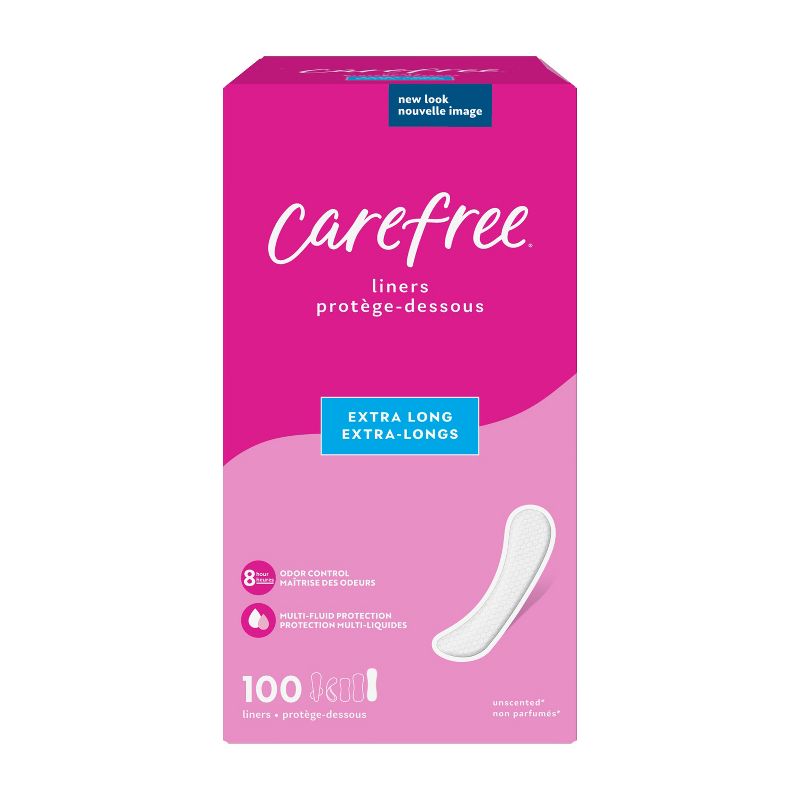 Carefree Unwrapped Unscented Panty Liners, 1 of 11