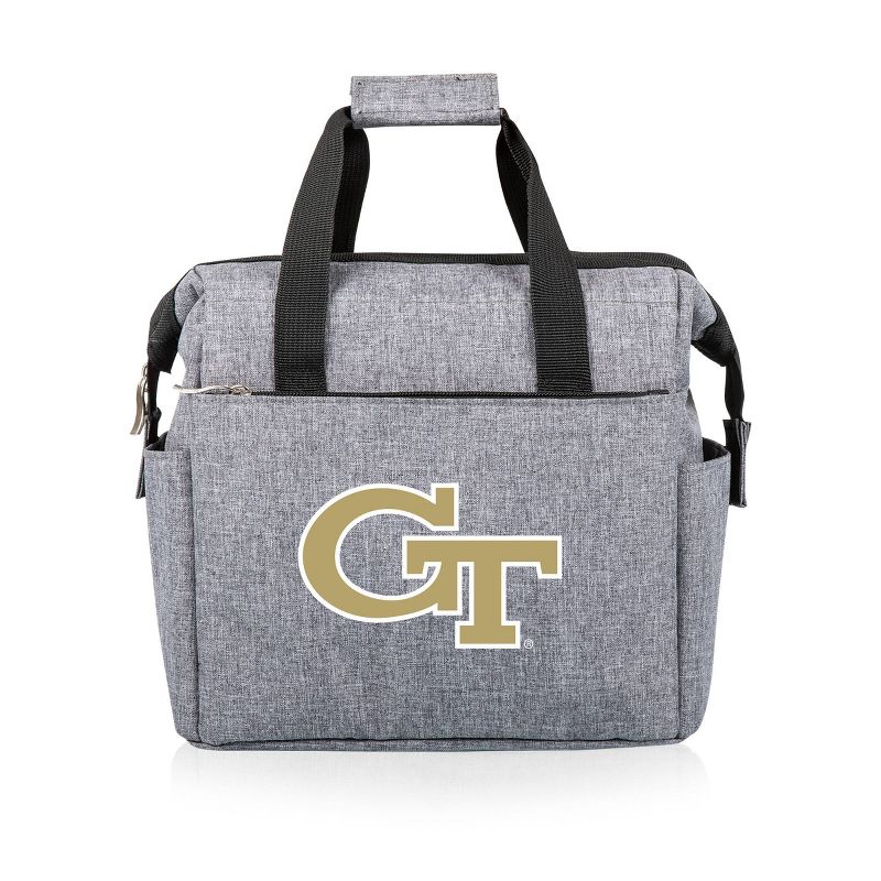 NCAA Georgia Tech Yellow Jackets On The Go Lunch Cooler - Gray, 1 of 4