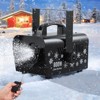 VEVOR Snow Machine, 800W Handheld/Hanging Snow Maker, Portable Wireless Remote Snowmaking machine with 1L Tank & Handle, Black - 2 of 4