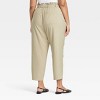 Women's Super-High Rise Tapered Ankle Pull-On Paperbag Pants - A New Day™ - 2 of 3