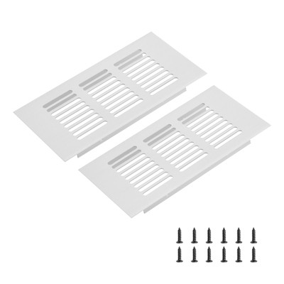 Unique Bargains Rectangle Ventilation Grille, Aluminum