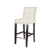 Antonio Bar Height Barstool w/ Bonded Leather Seat - Corliving - 2 of 3