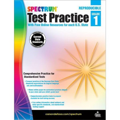 Spectrum Test Practice, Grade 1 - (Paperback)