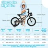Costway 12"/14"/16"/18" Kid’s Bike with Training Wheels Adjustable Handlebar & Seat Handbrake Black/Pink/Silver - 3 of 4