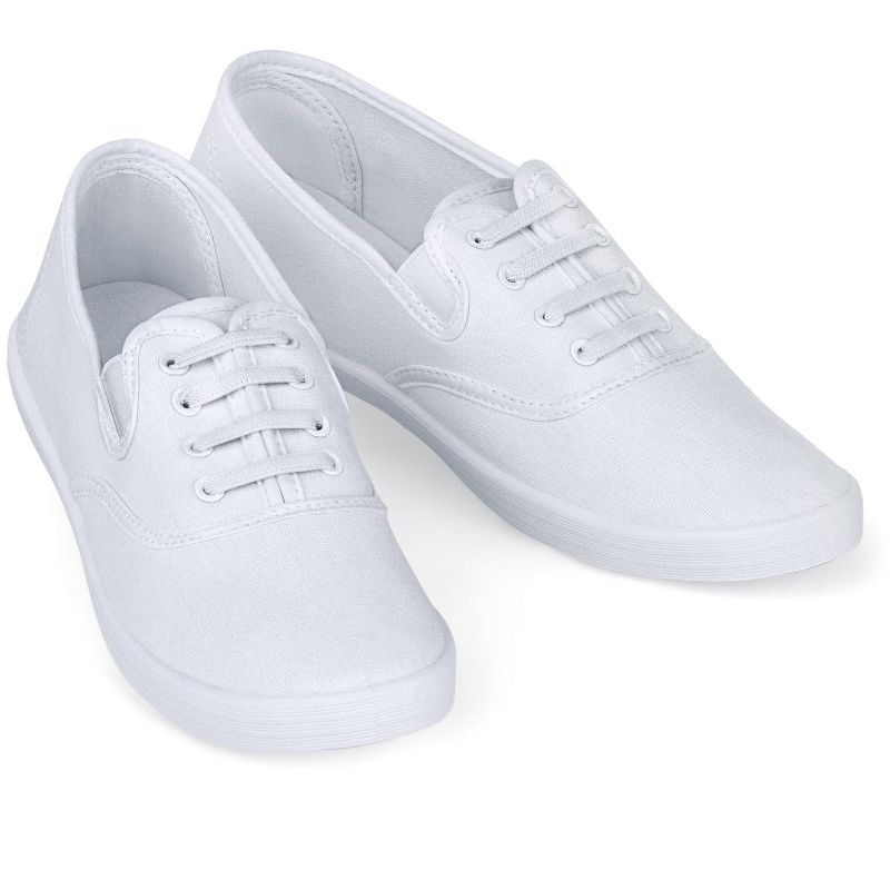Collections Etc Casual & Comfy Lightweight Slip-on Stretch Canvas Sneaker, 3 of 5