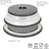 Tovolo 47005-200 Large Collapsible Microwave Lid for Reheating Food Cover Kitchen Tool, Charcoal - 2 of 4