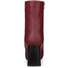 Allegra K Women's Side Zip Pointed Closed Toe Chunky Heels Ankle Boots - 4 of 4