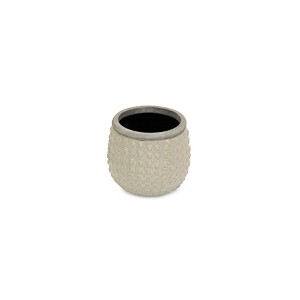 Cheung's Osanna Curved Beige Ceramic Pot - Small - 1 of 4