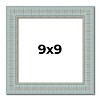 PosterPalooza | Square Refined Blue Picture Frame - UV Acrylic, Foam Board Backing, Hanging Hardware - 2 of 4