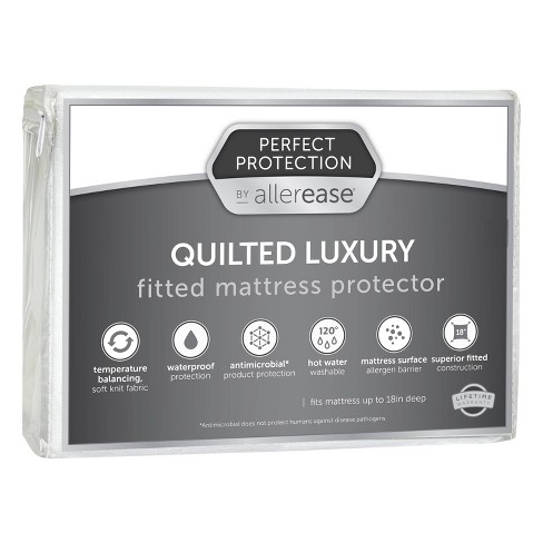 Perfect Protection Temperature Regulating Mattress Protector - Allerease - image 1 of 4