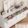 Acekool Modern 6 Drawer Dresser with Gold Handles, Long Storage Organizer Chest for Bedroom, Closet, Living Room & Entryway - 4 of 4