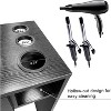 Fortune Candy 5.8-feet Barber Salon Station with Mirror and Shelf, Hair Styling Beauty Spa Storage Equipment - 3 of 4