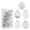 GustoWave Christmas Tree Ornaments Sets, 25 Pcs Christmas Decoration Balls for Holiday, Wedding, Party - 2 of 4