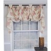 RLF Home Luxurious Modern Design Classic Deep-Sea Victory Swag 3-Scoop Window Valance 50" x 25" - 2 of 4