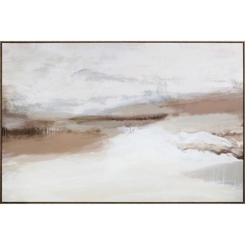 58&#34; x 38&#34; Abstract Horizon Framed Wall Canvas - Threshold&#8482; designed with Studio McGee, 1 of 13