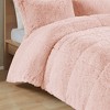 Gracie Mills Susie Contemporary Shaggy Long Fur Comforter Set - 3 of 4