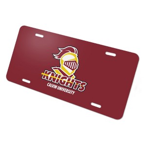 Calvin University Primary Logo Novelty Metal Vanity Tag License Plate - 1 of 4