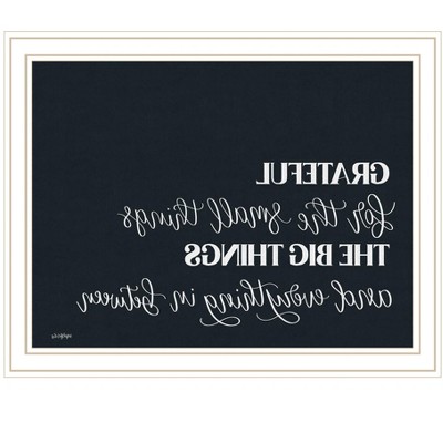 HomeRoots Grateful For Everything White Framed Print Wall Art