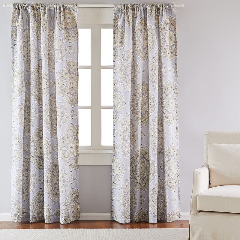 Solano Lined Curtain Panel - Levtex Home, 1 of 4