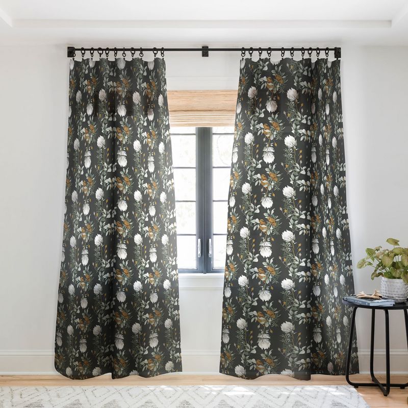 Iveta Abolina Helaine Night Single Panel Sheer Window Curtain - Deny Designs, 1 of 7