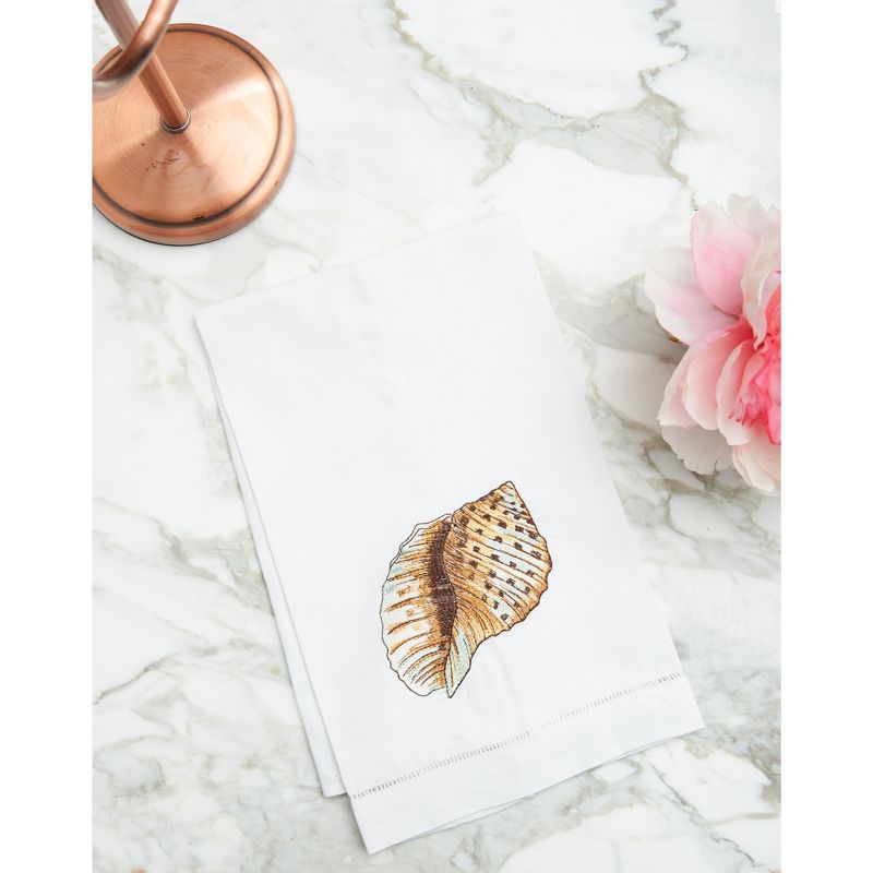 C&F Home Spotted Shell Woven Linen Kitchen Towel, 3 of 5