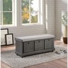 NicBex Modern 44" Storage Bench Wood Accent Stools with Flip Top Seat for Bedroom and Entryway - 4 of 4